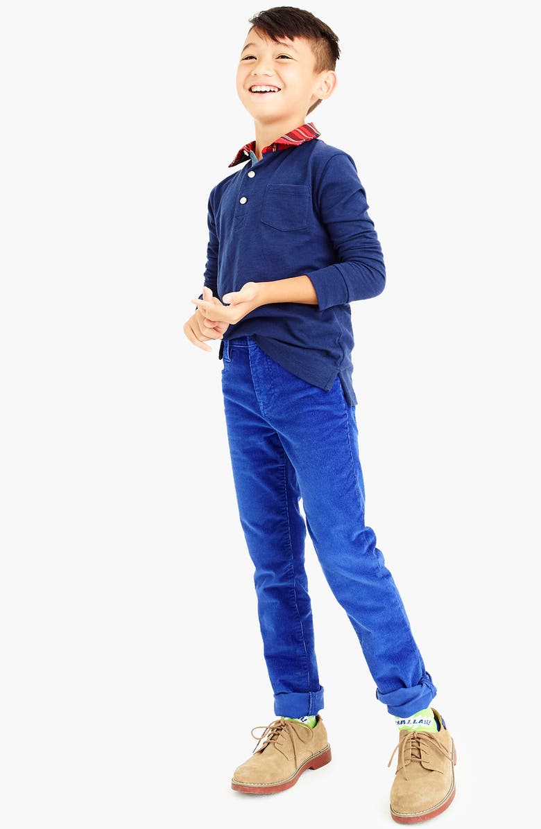 crewcuts by J.Crew Tartan Collar Polo, Alternate, color,