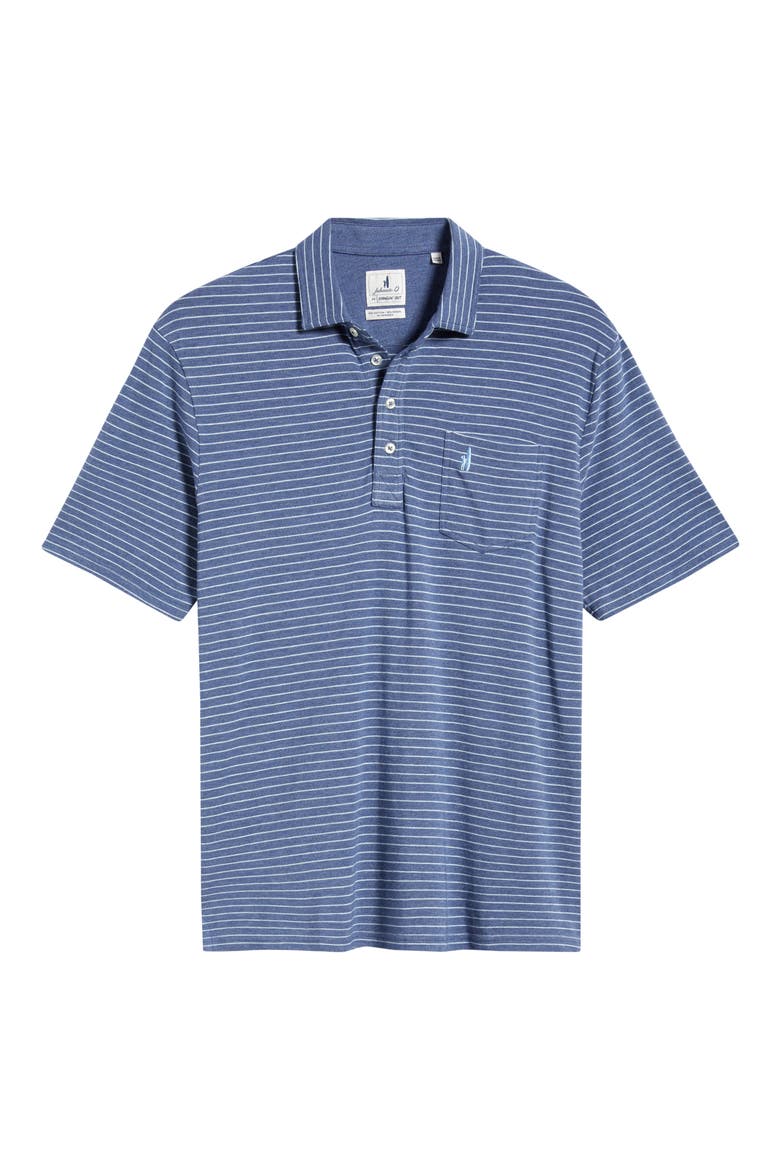 Ryan Stripe Polo, Alternate, color, OCEAN CLOUD