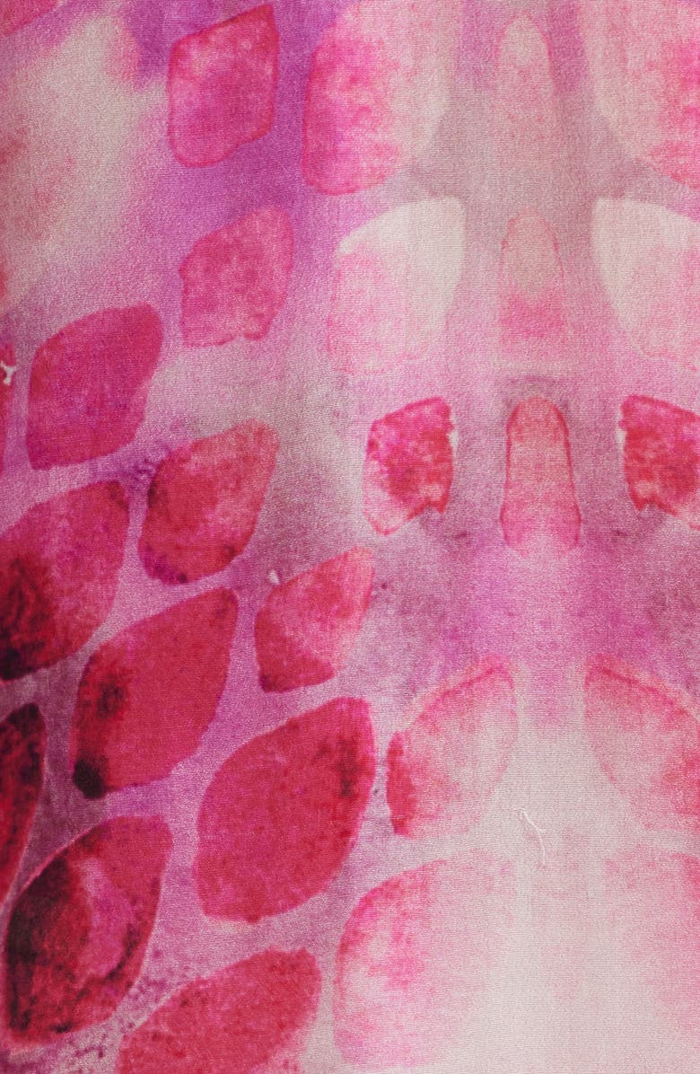 APNY Print Midi Caftan, Alternate, color, Pink/ White Multi