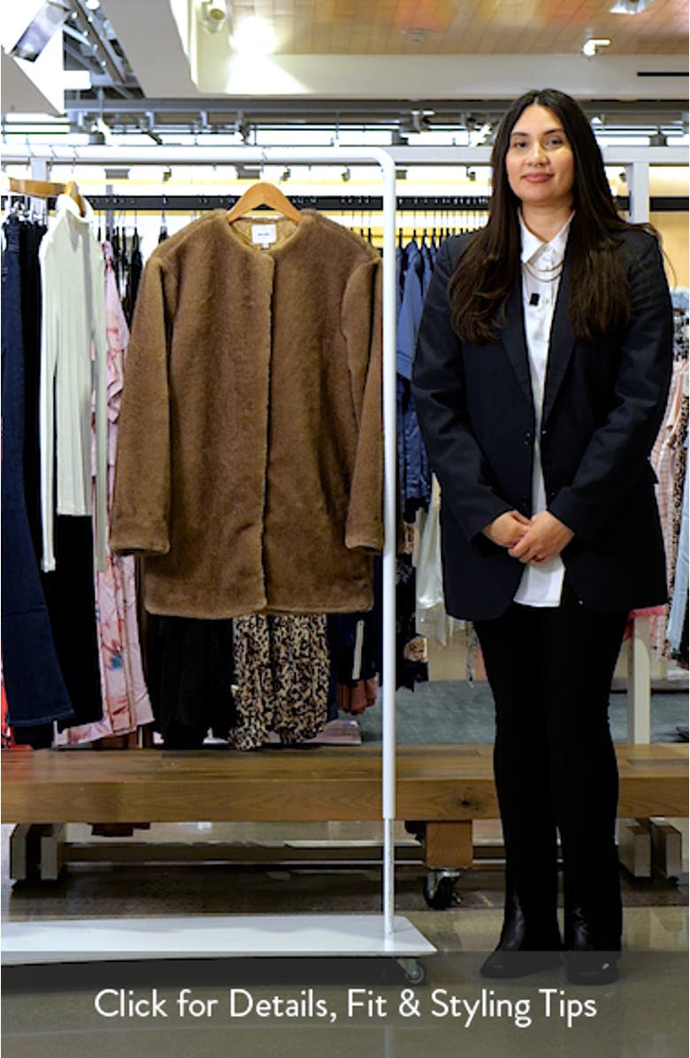 Devin Faux Fur Coat, sales video thumbnail