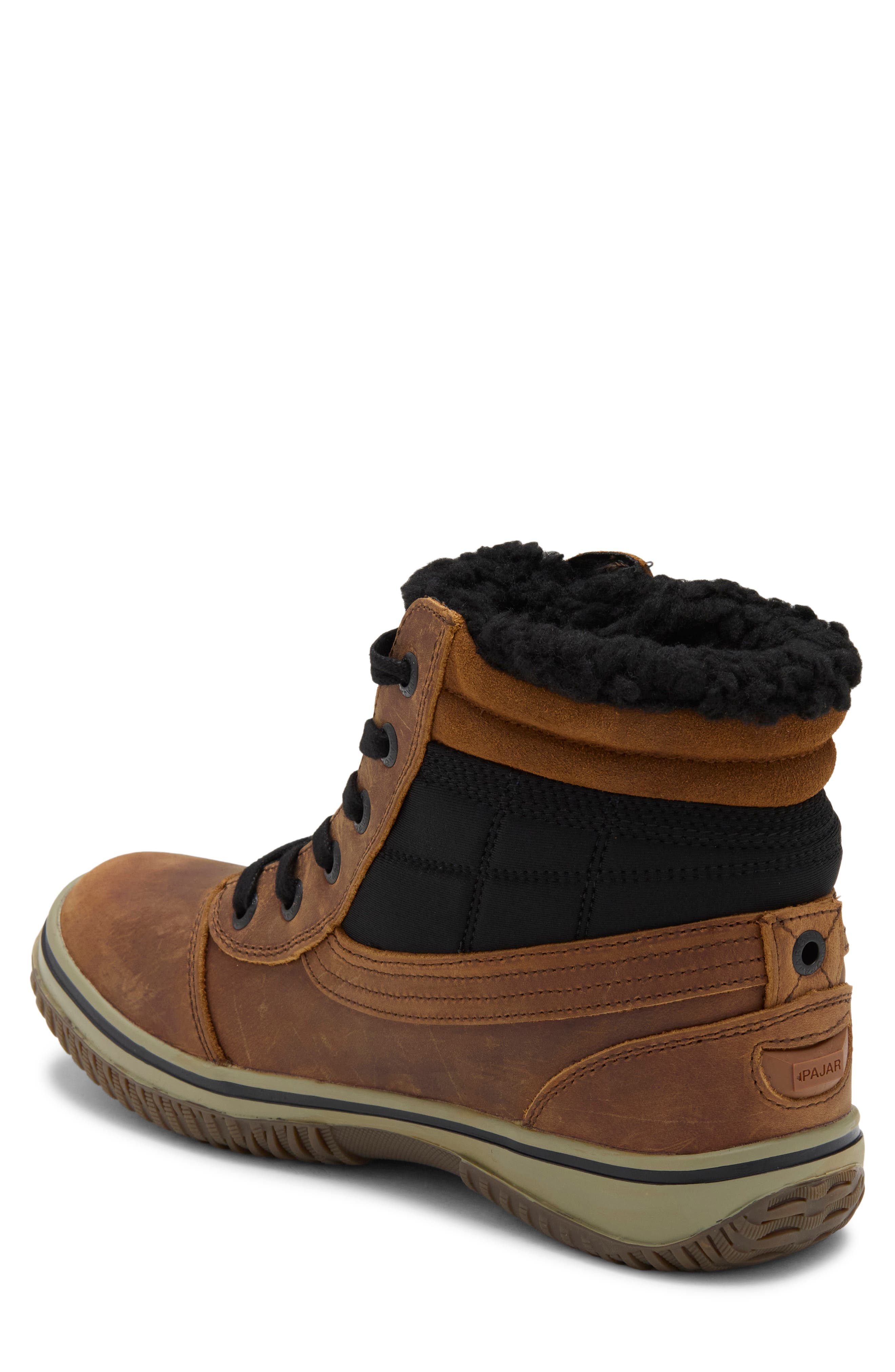 Tavin 3.0 Leather Weather Boot, Alternate, color, COGNAC/ BLACK