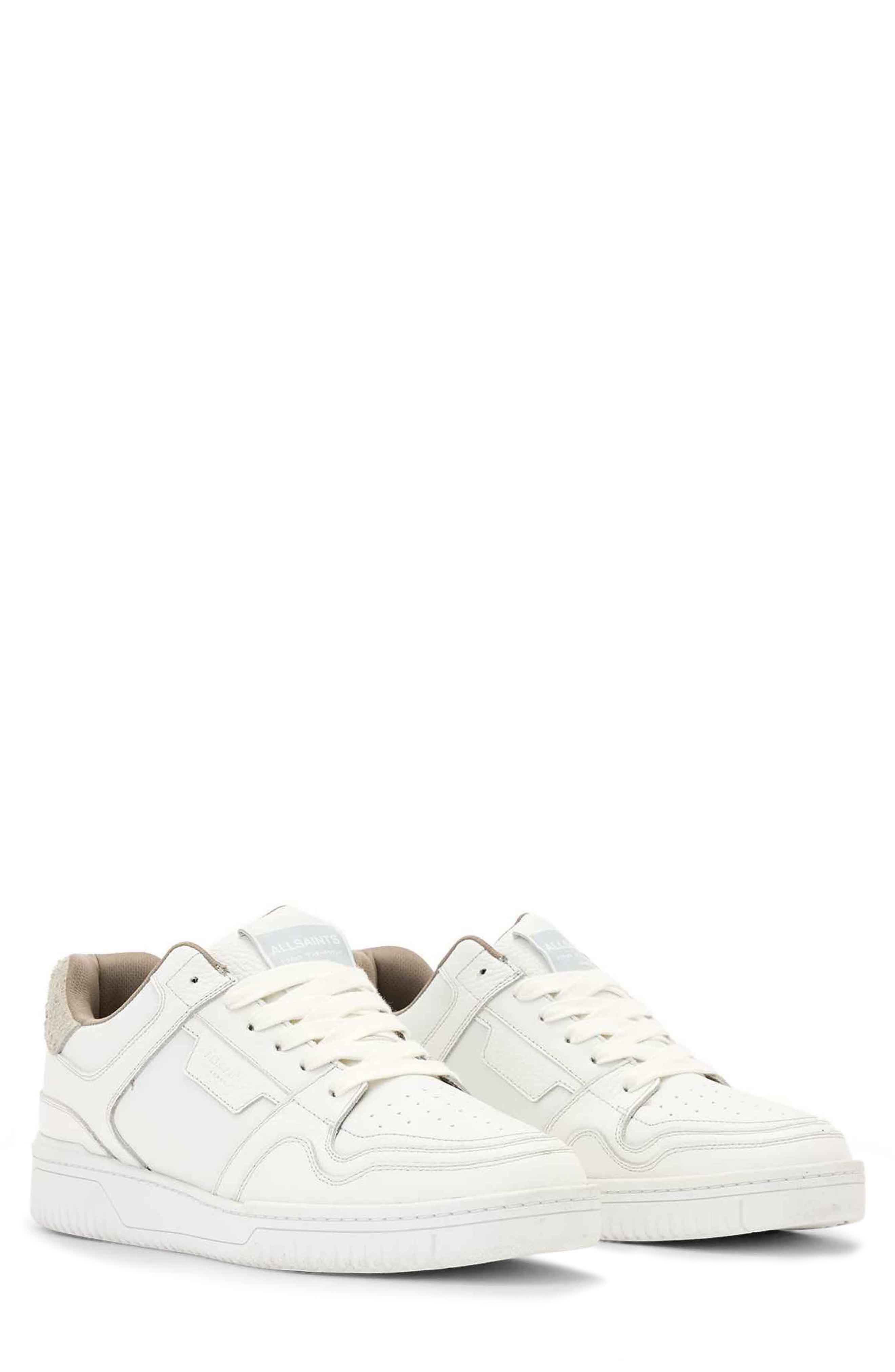 AllSaints Regan Plus Low Top Sneaker, Main, color, White