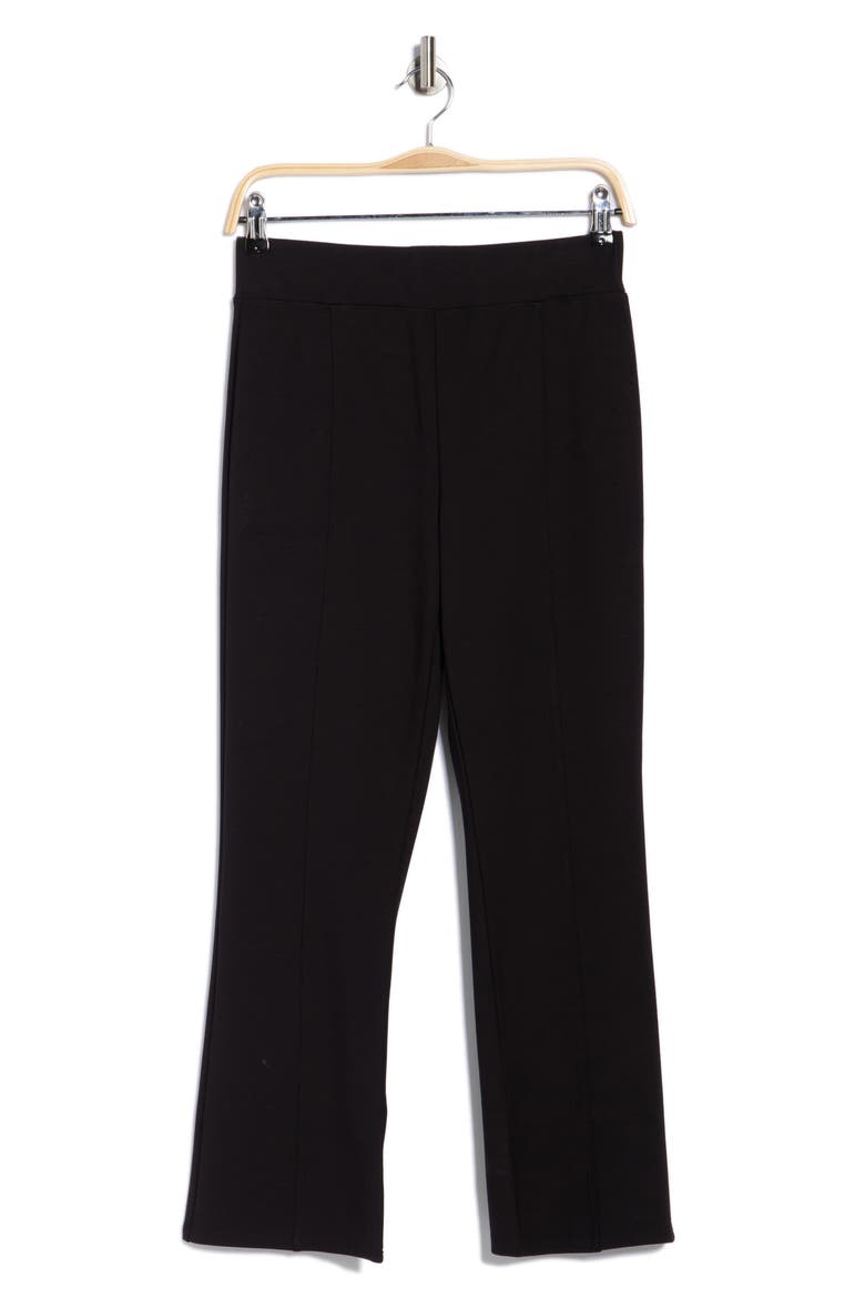 Kayden High Waist Pull-On Flare Pants, Alternate, color, BLACK