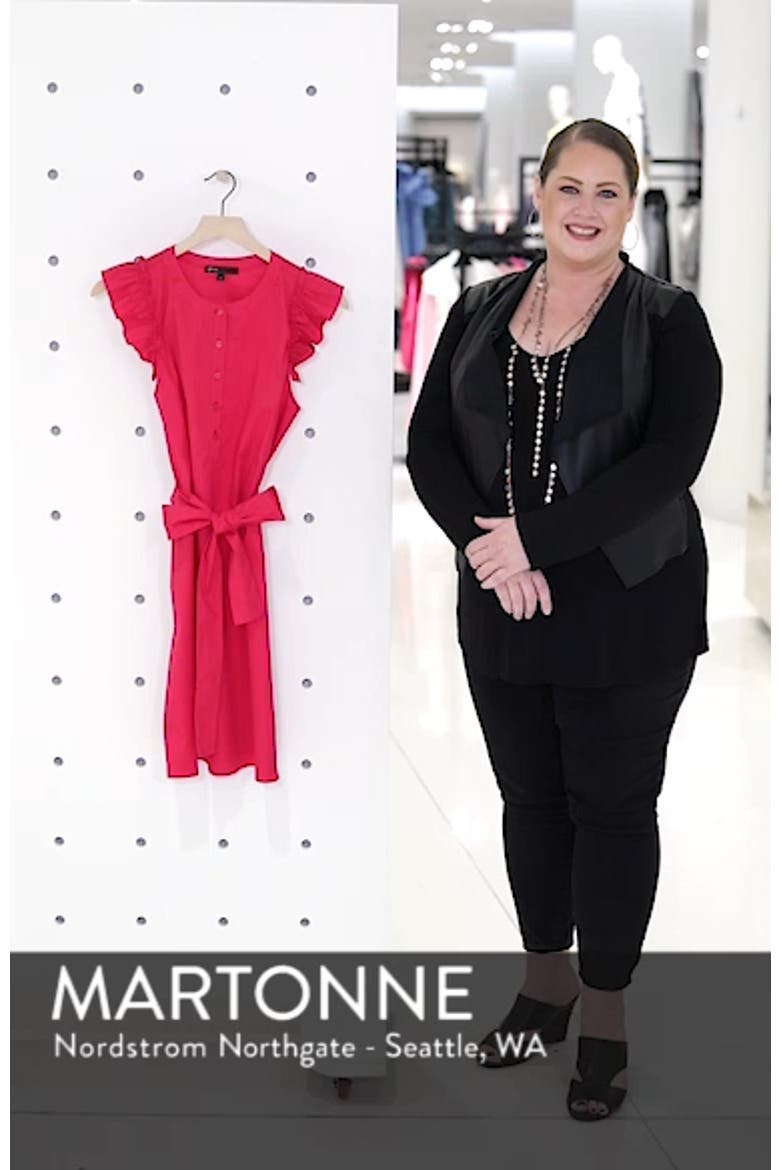 Gibson x Hi Sugarplum! Flamenco Ruffle Trim Dress (Nordstrom Exclusive) video