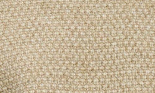Mango Textured Crewneck Sweater In Pastel Green/beige