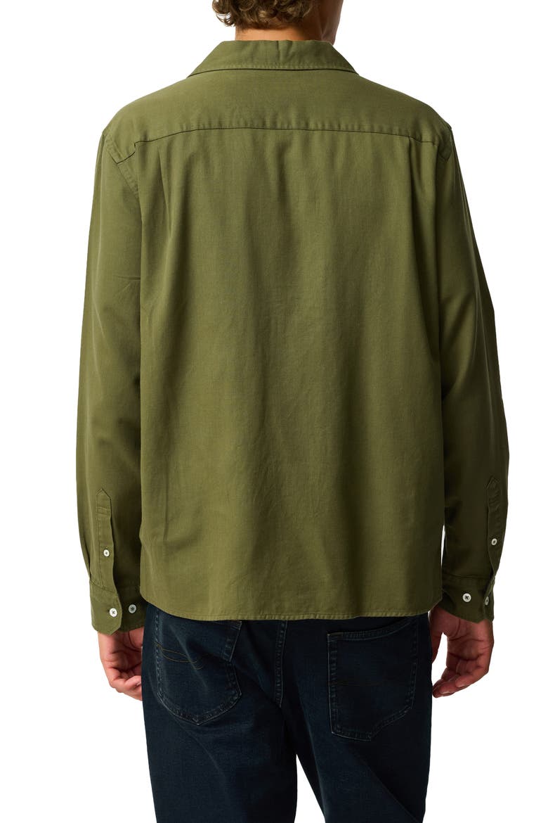 Salt Lake Cotton Camp Shirt, Alternate, color, MOSS