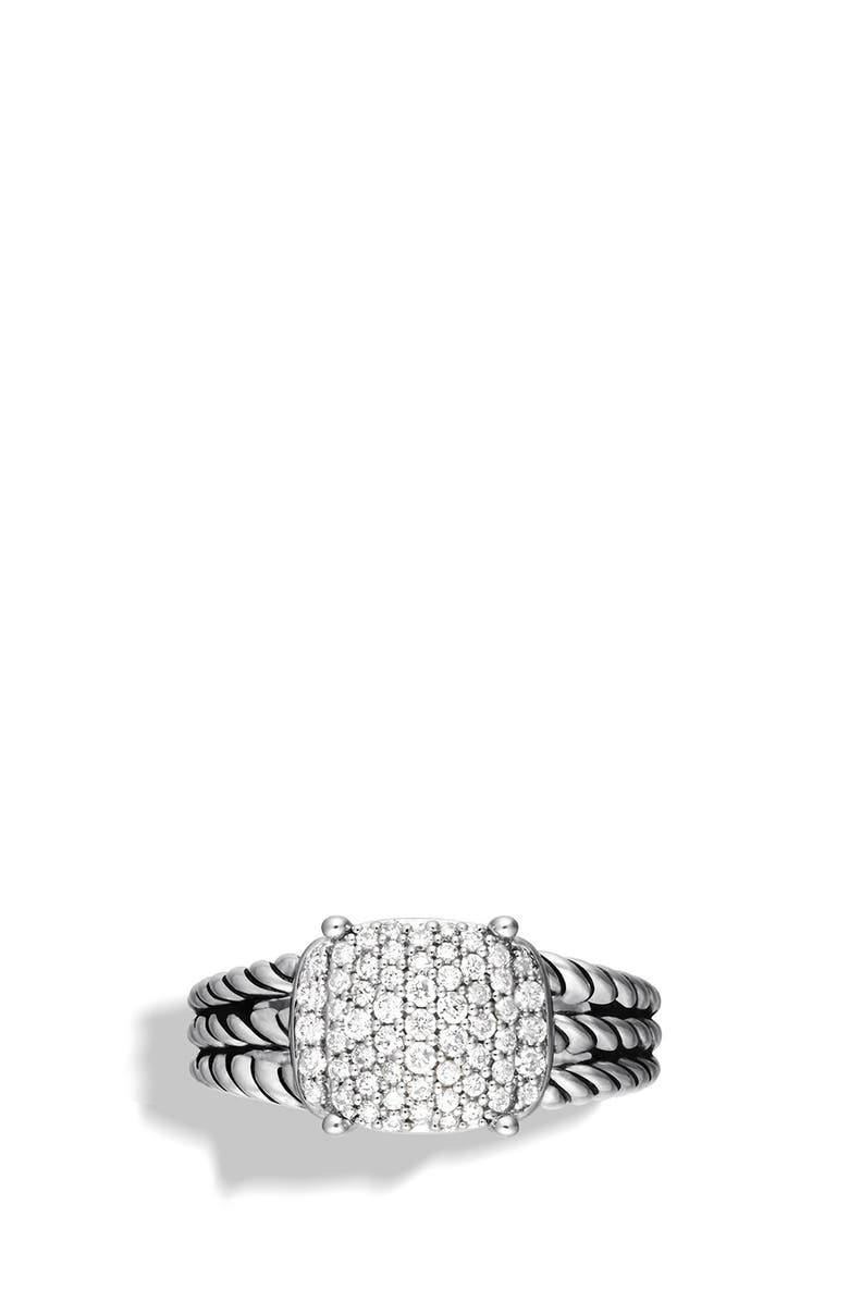 David Yurman Wheaton Petite Ring with Diamonds, Alternate, color, 