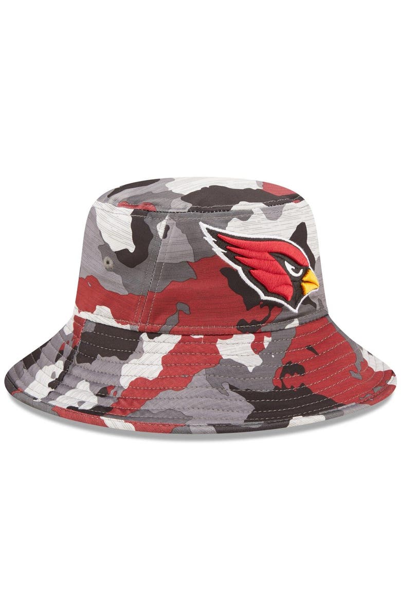 Men's New Era Camo Arizona Cardinals 2022 NFL Training Camp Official Bucket Hat, Alternate, color, Camo