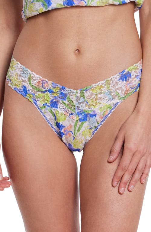 Hanky Panky Print Original Rise Thong In Multi