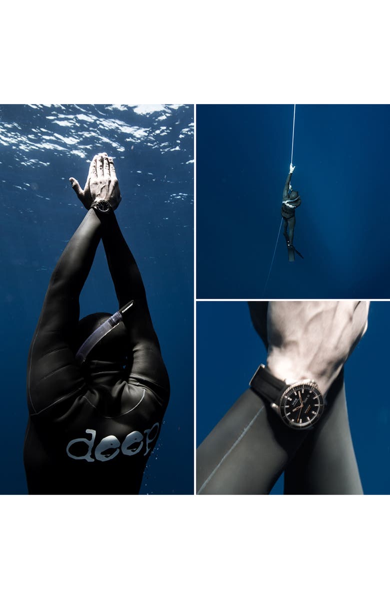 MIDO Ocean Star Automatic Rubber Strap Watch, 42.5mm, Alternate, color, 