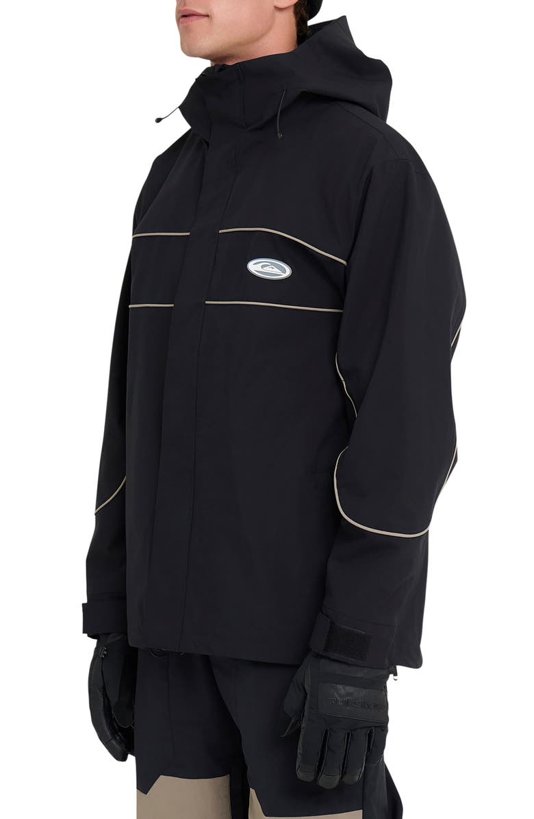 Quiksilver High Altitude Waterproof Snow Jacket, Alternate, color, Black