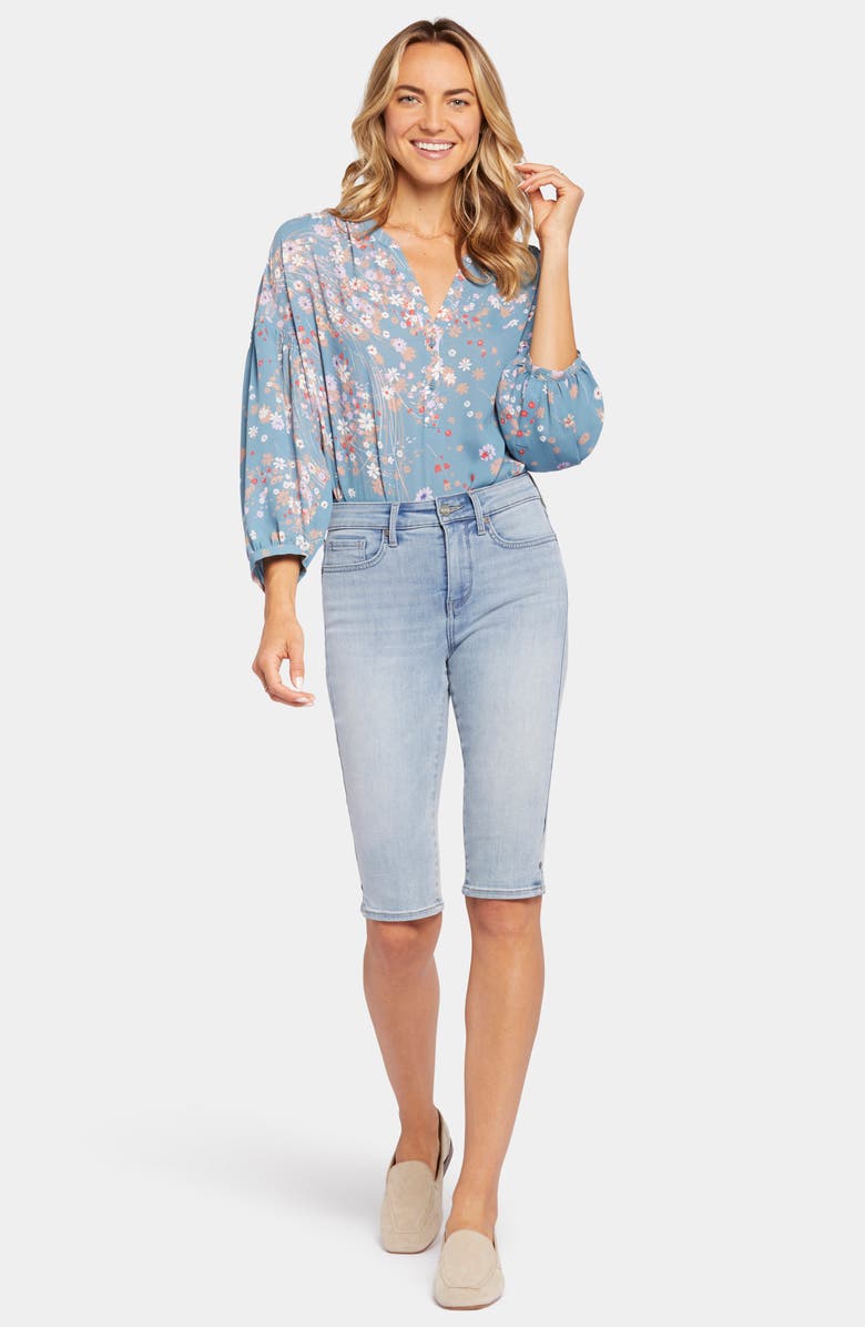 NYDJ Capri Denim Bermuda Shorts, Alternate, color, 