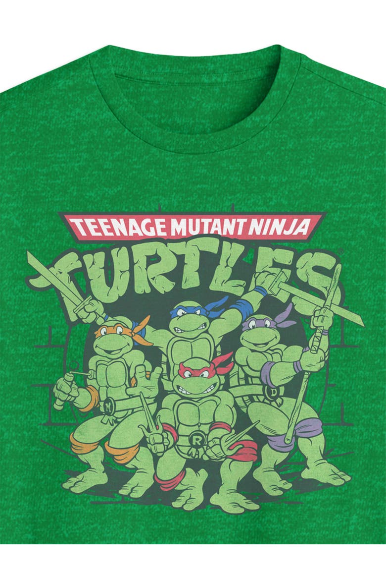 Big & Tall Teenage Mutant Ninja Turtles Tunnel Graphic Tee, Alternate, color, KELLY HEATHER