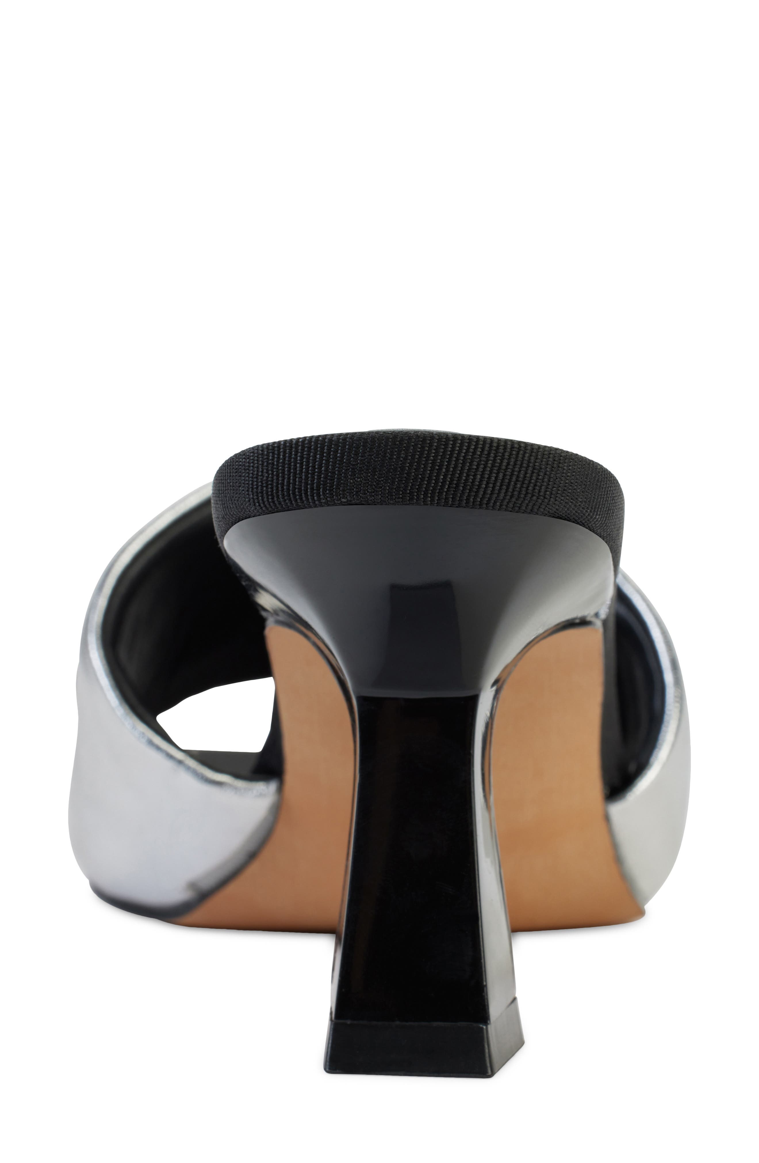 DKNY Keke Slide Sandal, Alternate, color, Silver