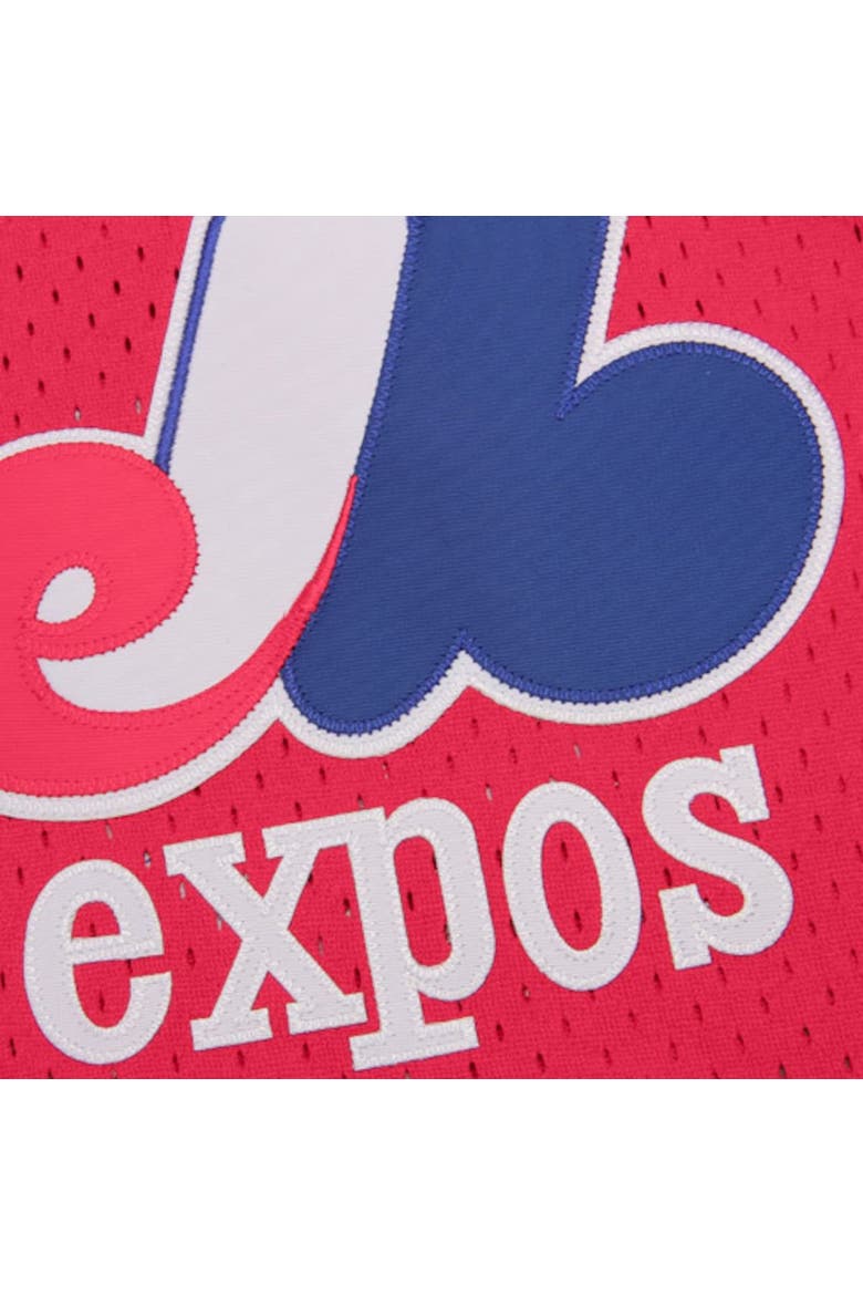 Tim Raines Montreal Expos Mitchell & Ness Batting Practice Jersey - Red, Alternate, color, Scarlet