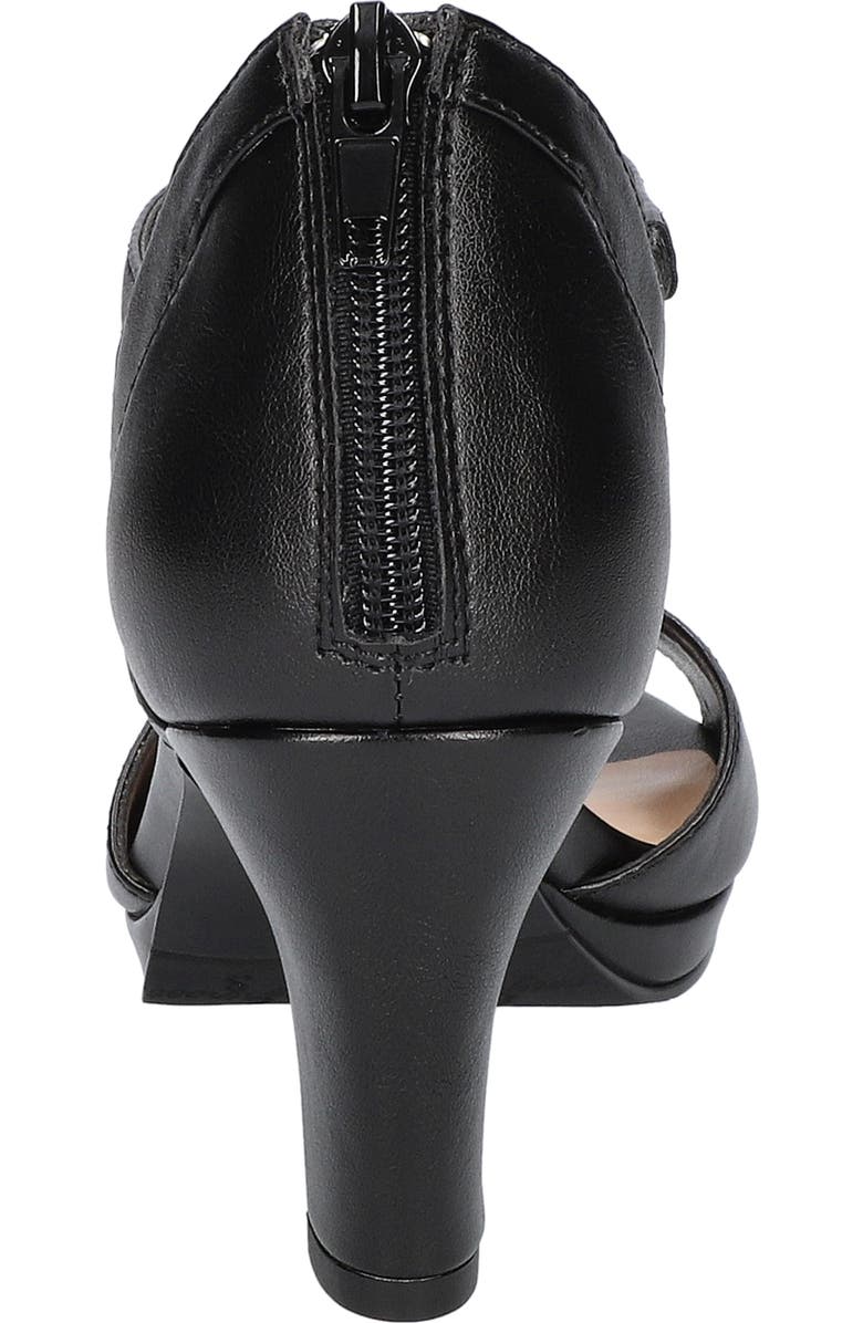 EASY STREET Flash T-Strap Sandal - Wide Width & Extra Wide Width Available, Alternate, color, Black