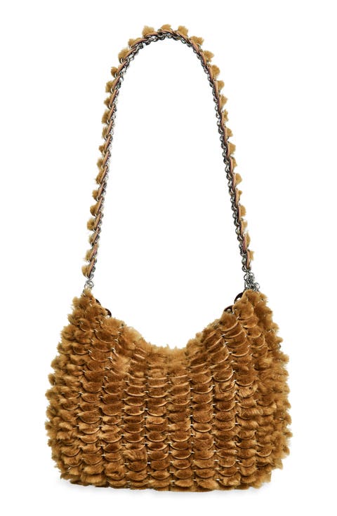 Genuine Shearling Shoulder Bag