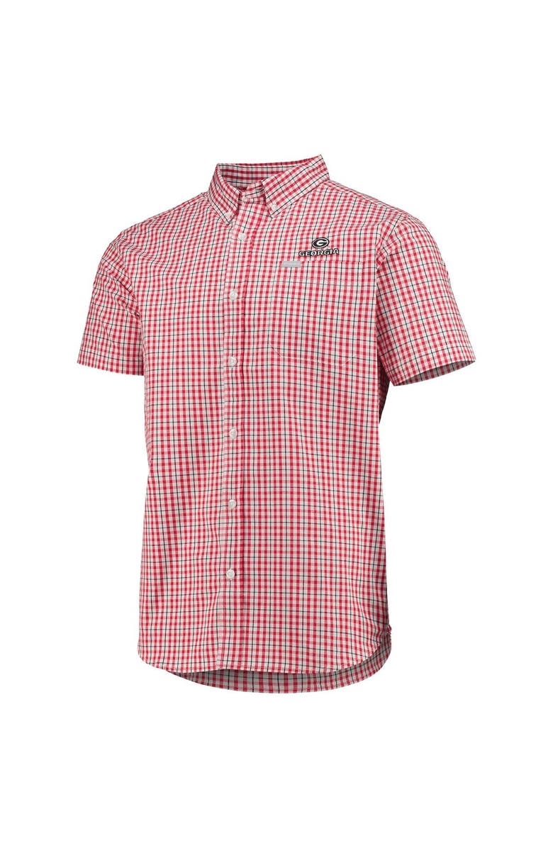 Columbia Men's Columbia Red Georgia Bulldogs Rapid Rivers Logo Button-Down Shirt, Alternate, color, 