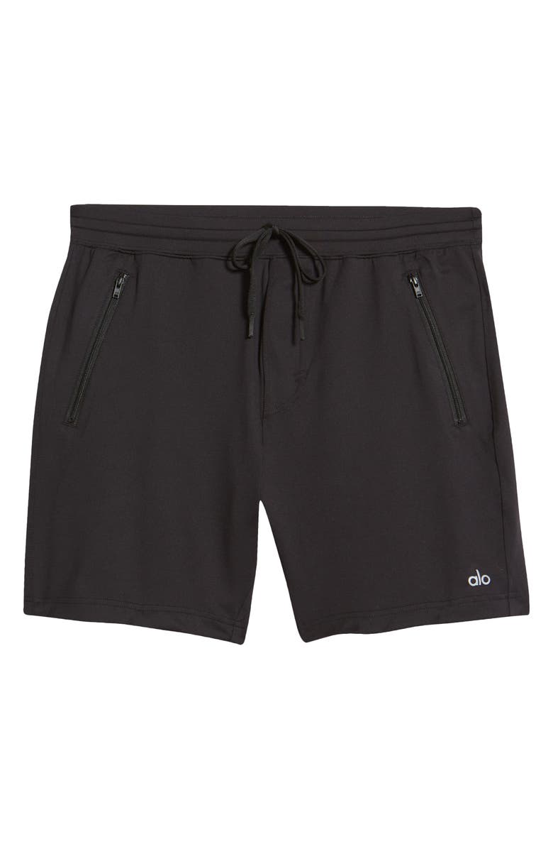 Alo Conquer Workout Shorts, Alternate, color, 