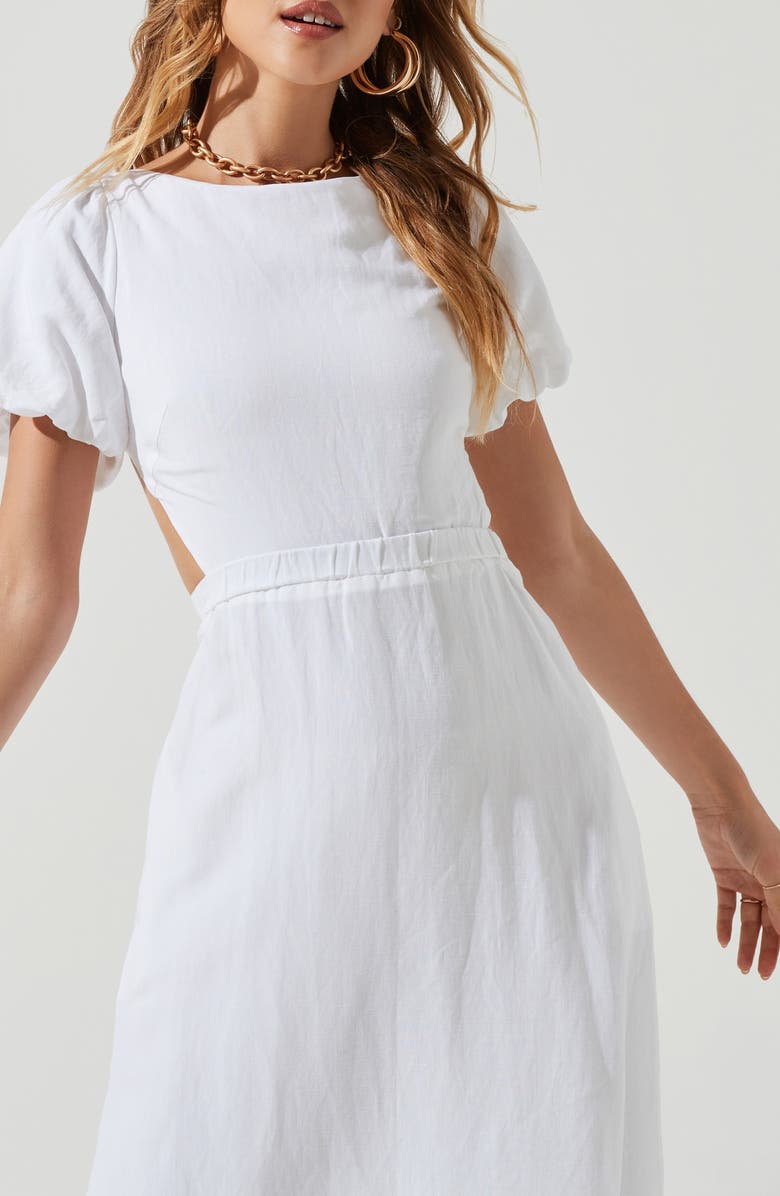 ASTR the Label Jelena Side Cutout Maxi Dress, Alternate, color,