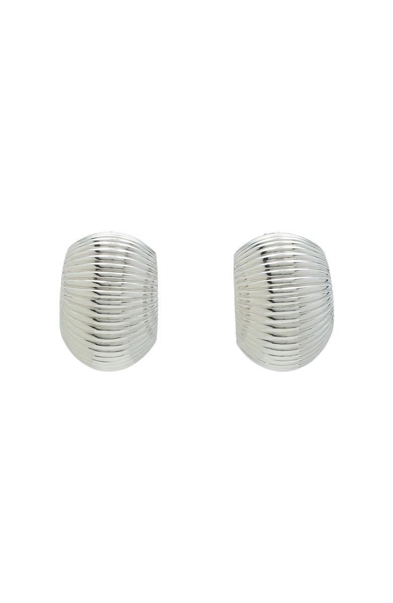 Lanvin Arpège xl Earrings, Main, color, Silver