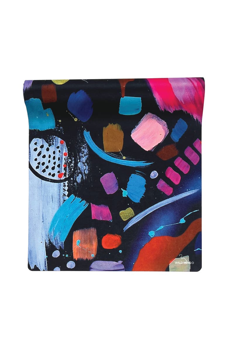 Wild Mingo 5mm Washable Workout Mat, Alternate, color, Wild Black