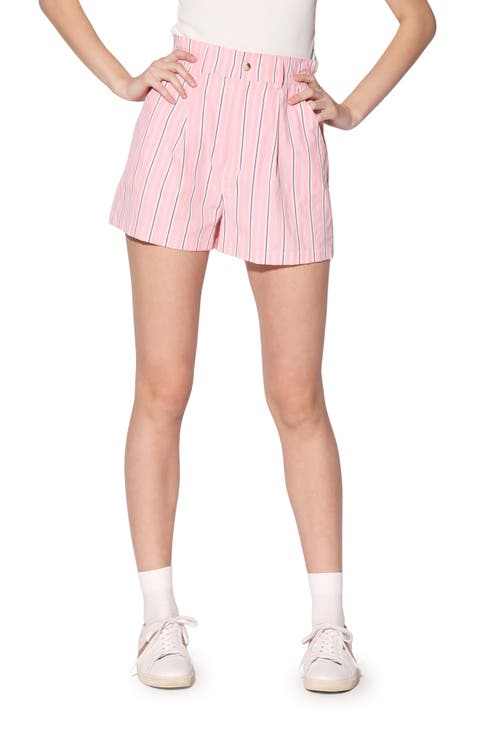 Zach Stripe Cotton Shorts