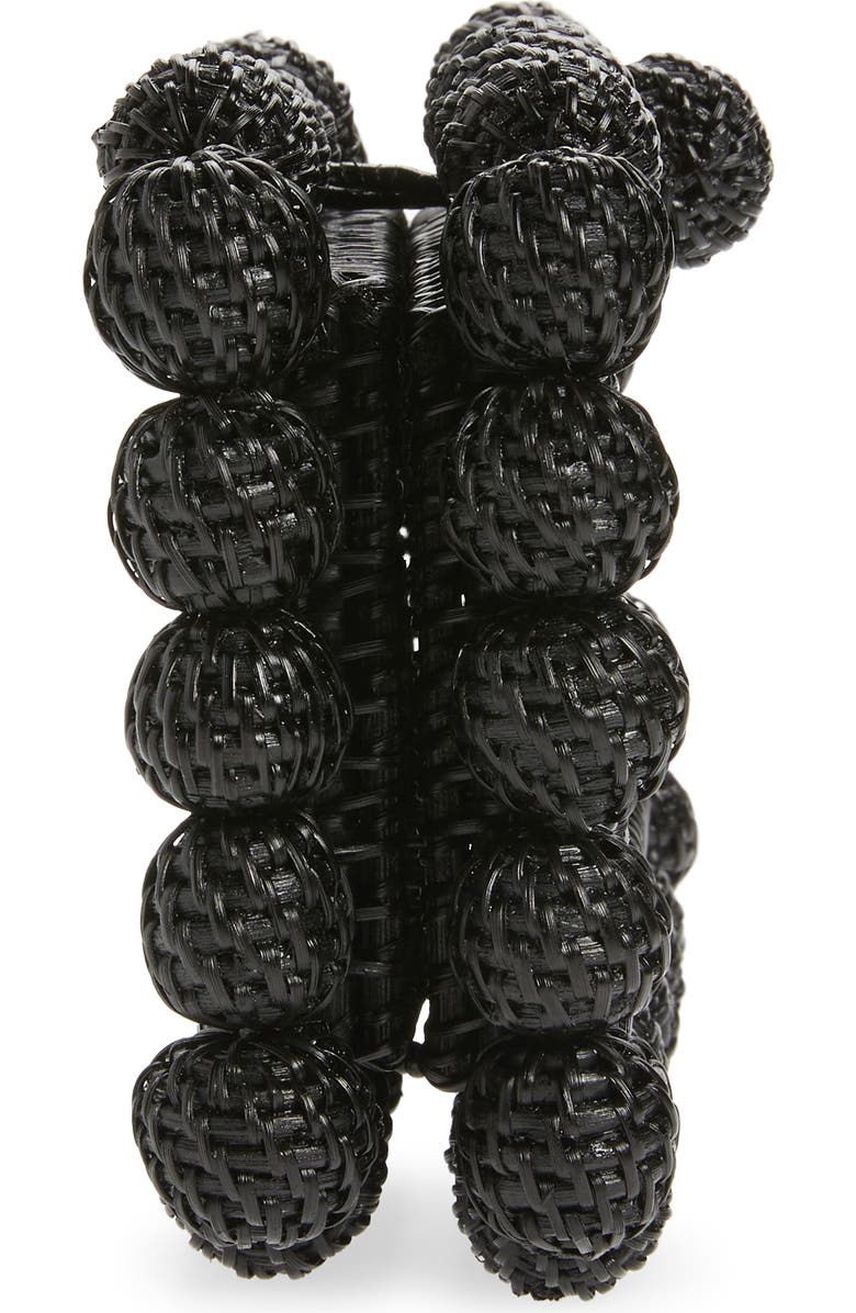 Cult Gaia Eos Rattan Box Clutch, Alternate, color,