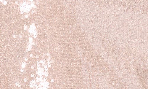 Shop Vince Camuto Sequin Keyhole Tank In Rose Gold