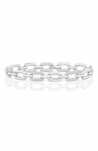 Cubic Zirconia Link Bracelet