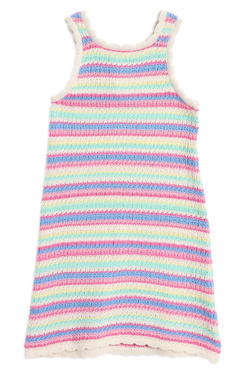 Jessica Simpson Kids' Openwork Dress, Main, color, Ivory Multi
