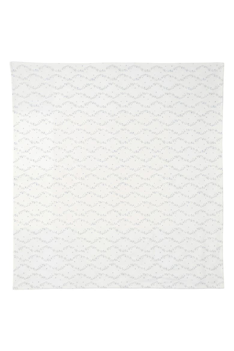 Boy Vine Cotton Spandex Blanket, Main, color, Ivory