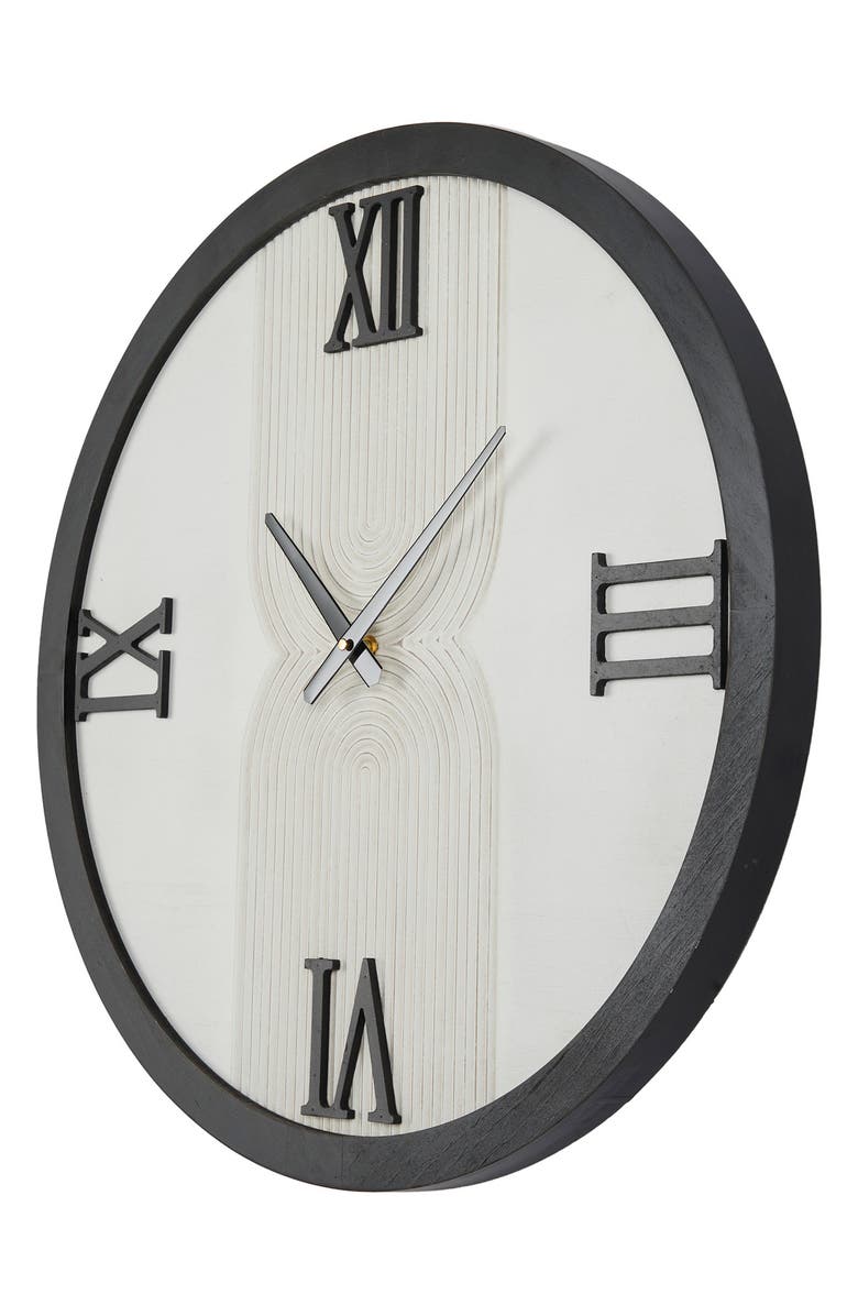 Novogratz Wood Wall Clock, Alternate, color, 