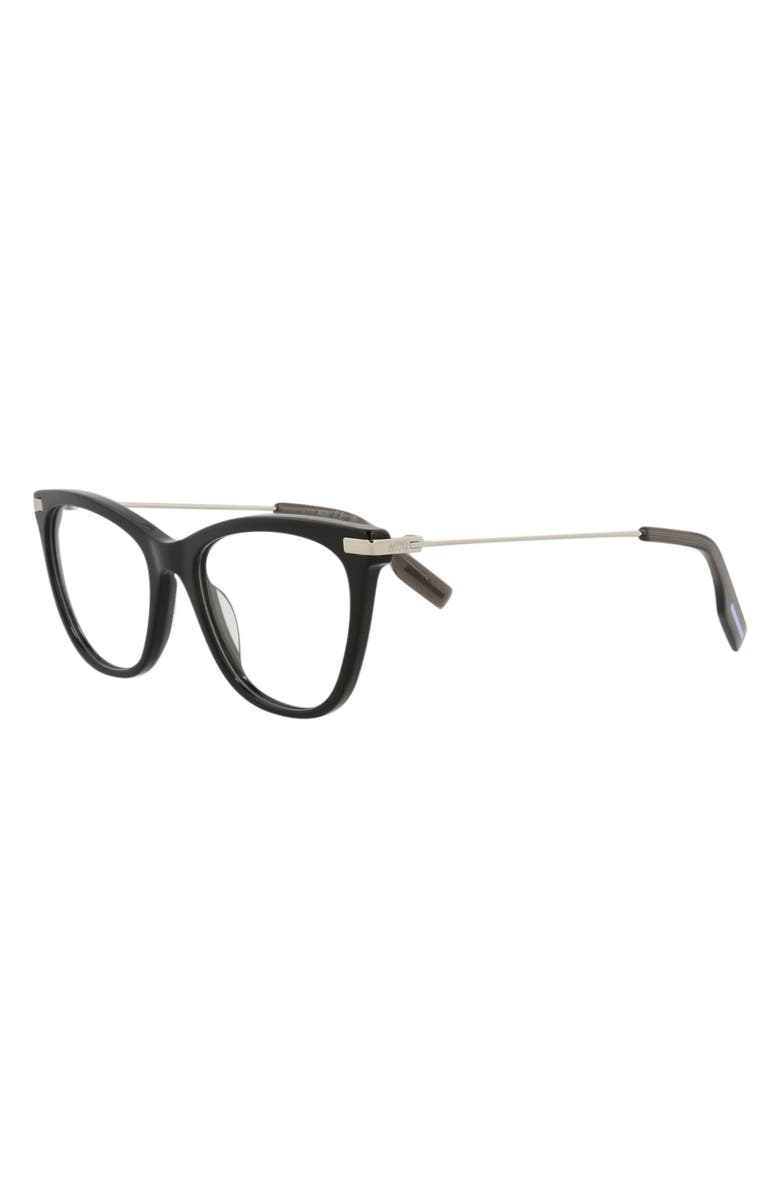 McQueen 52mm Cat Eye Optical Glasses, Alternate, color,