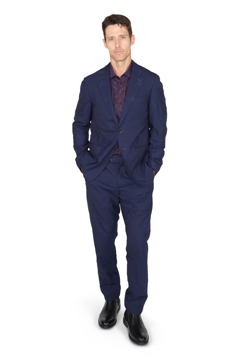 Jaques Wool Blazer, Alternate, color, Navy