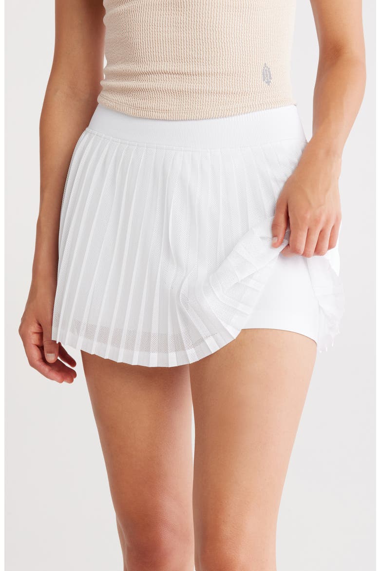 FP Movement Rally Pleated Miniskort, Alternate, color, IVORY