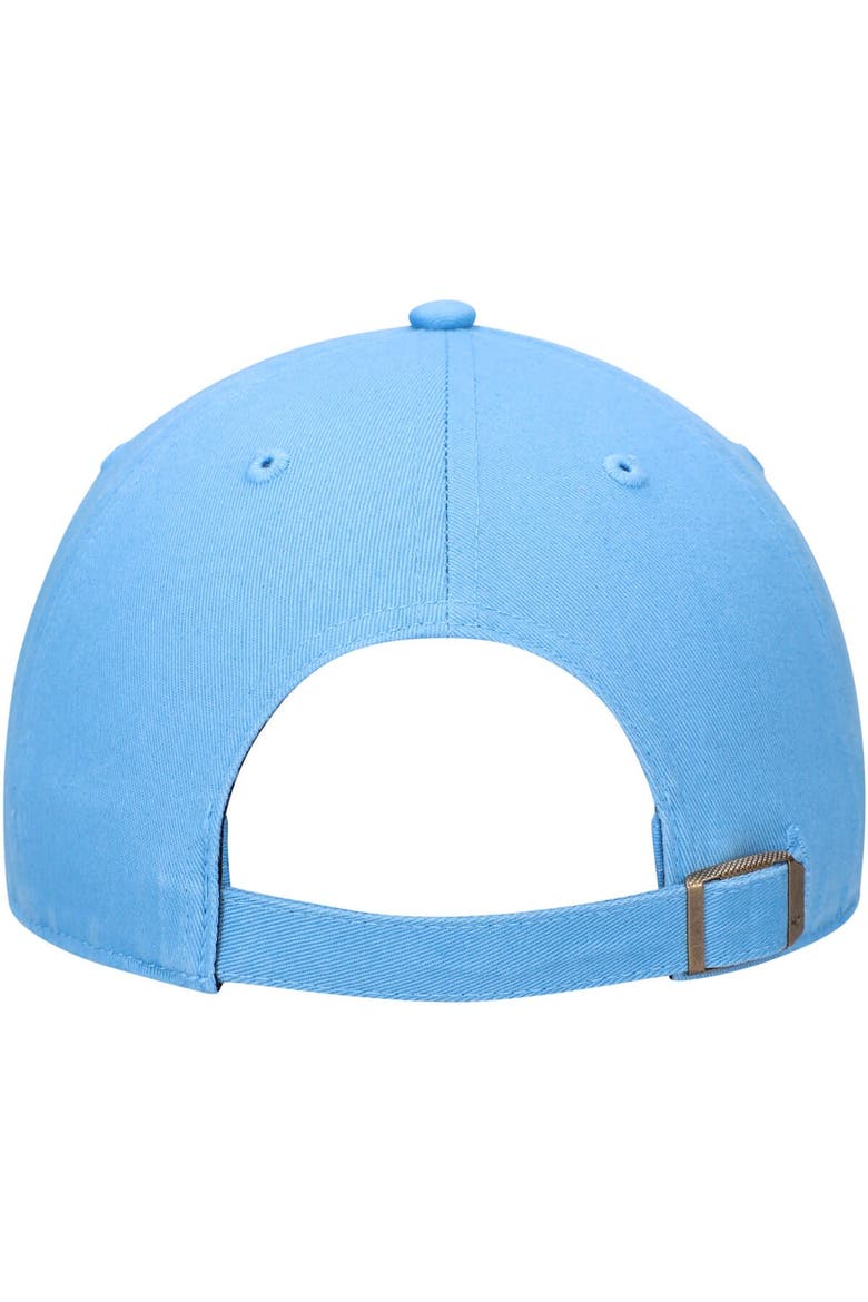 Men's '47 Light Blue Philadelphia Phillies Logo Cooperstown Collection Clean Up Adjustable Hat, Alternate, color, Light Blue