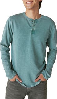 Lucky Brand Weekend Slub Cotton Jersey Henley