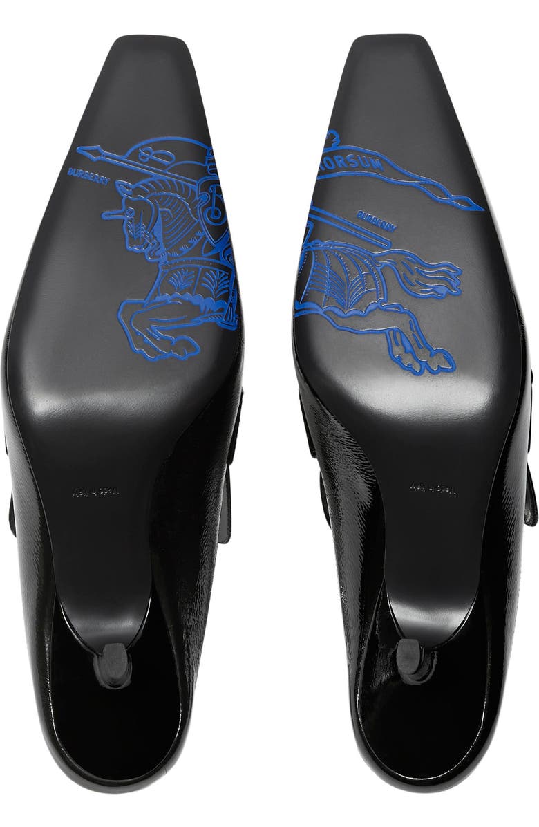 Burberry Sovereign Square Toe Kitten Heel Mule, Alternate, color,