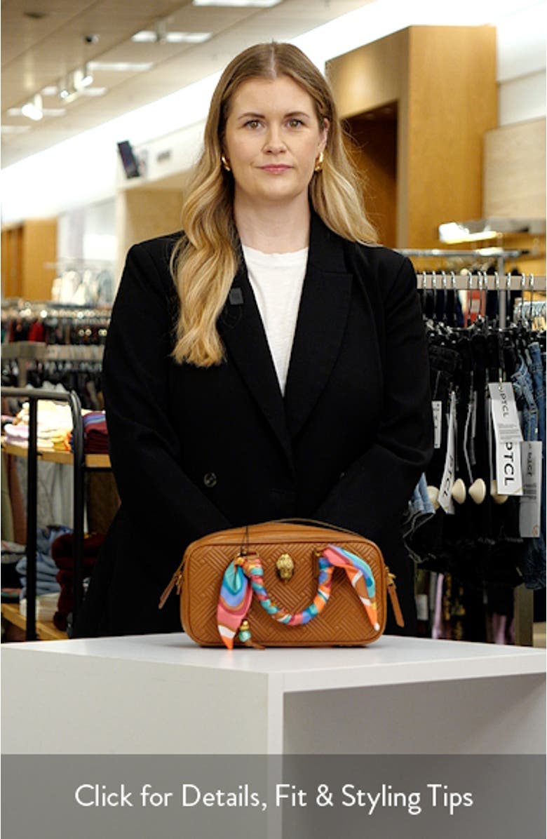 Small Kensington Quilted Leather Duffle Bag, sales video thumbnail