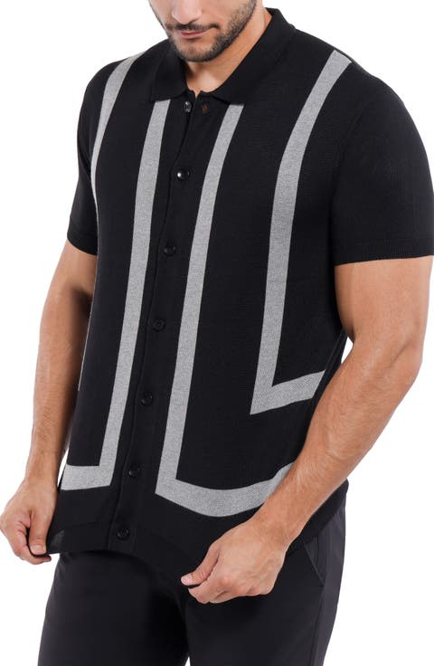 Jacquard Polo Sweater