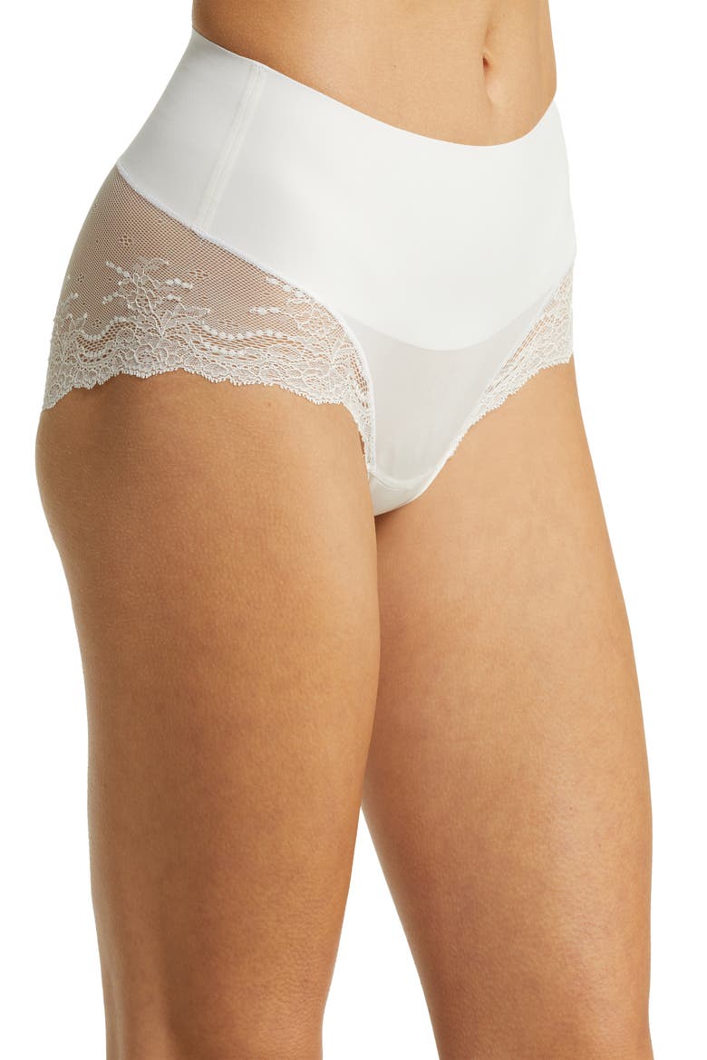 SPANXsmooth™ Undie-tectable Lace Hi-Hipster Panties, Alternate, color, POWDER