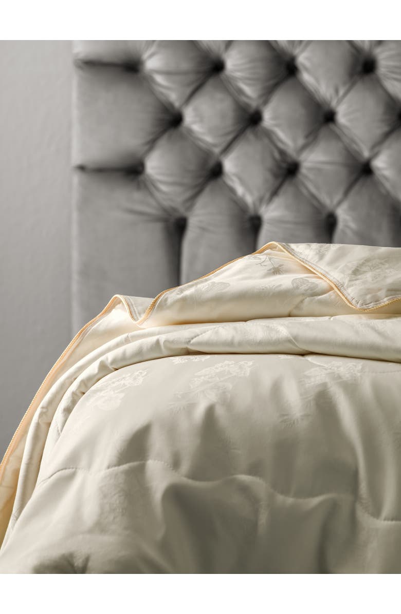 Togas Selena Tussah silk comforter, Alternate, color, White