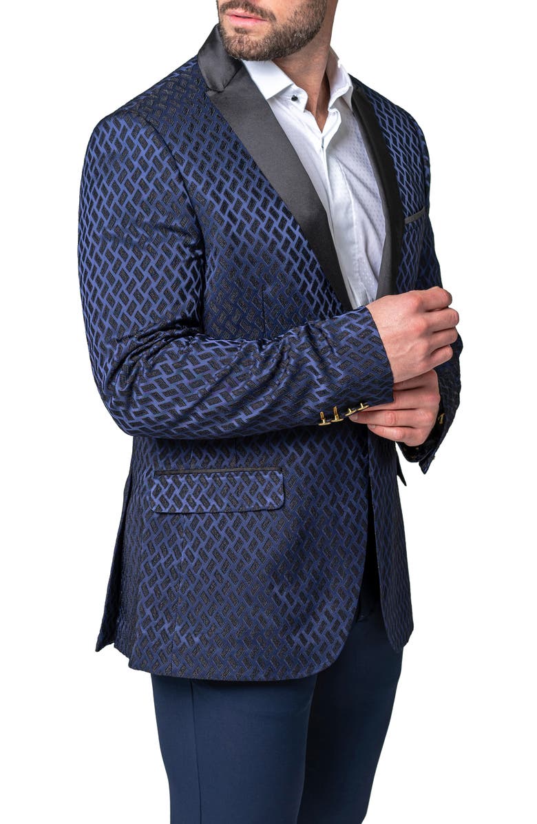 Maceoo Tesla Scotch Blue Sport Coat, Alternate, color, Blue