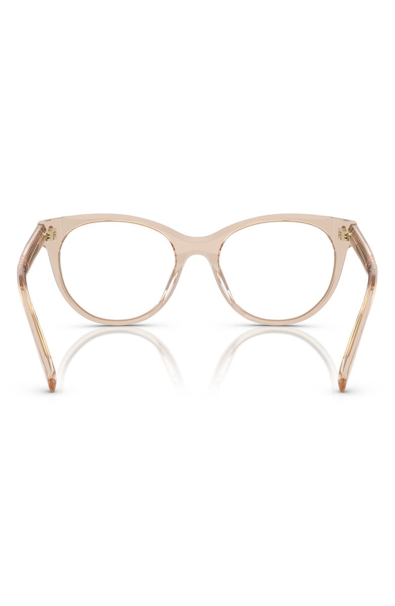 Tory Burch 52mm Phantos Optical Glasses, Alternate, color, Transparent