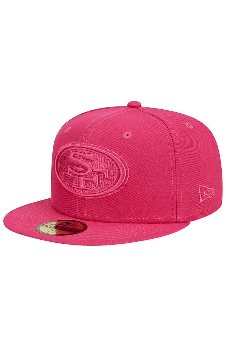 New Era Men's New Era Pink San Francisco 49ers Color Pack 59FIFTY Fitted Hat, Main, color, 