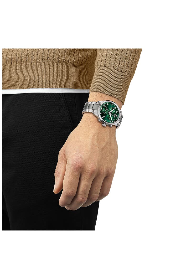 Chrono XL Chronograph Bracelet Watch, 45mm, Alternate, color, GREY