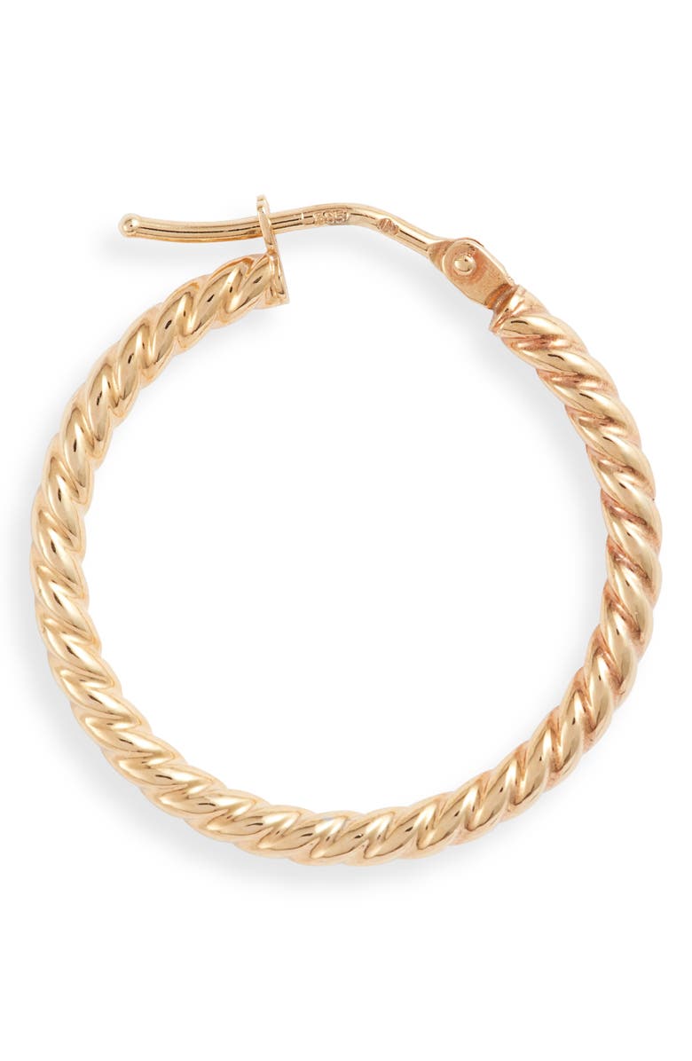 Bony Levy 14K Gold Texture Swirl Hoop Earrings, Alternate, color,