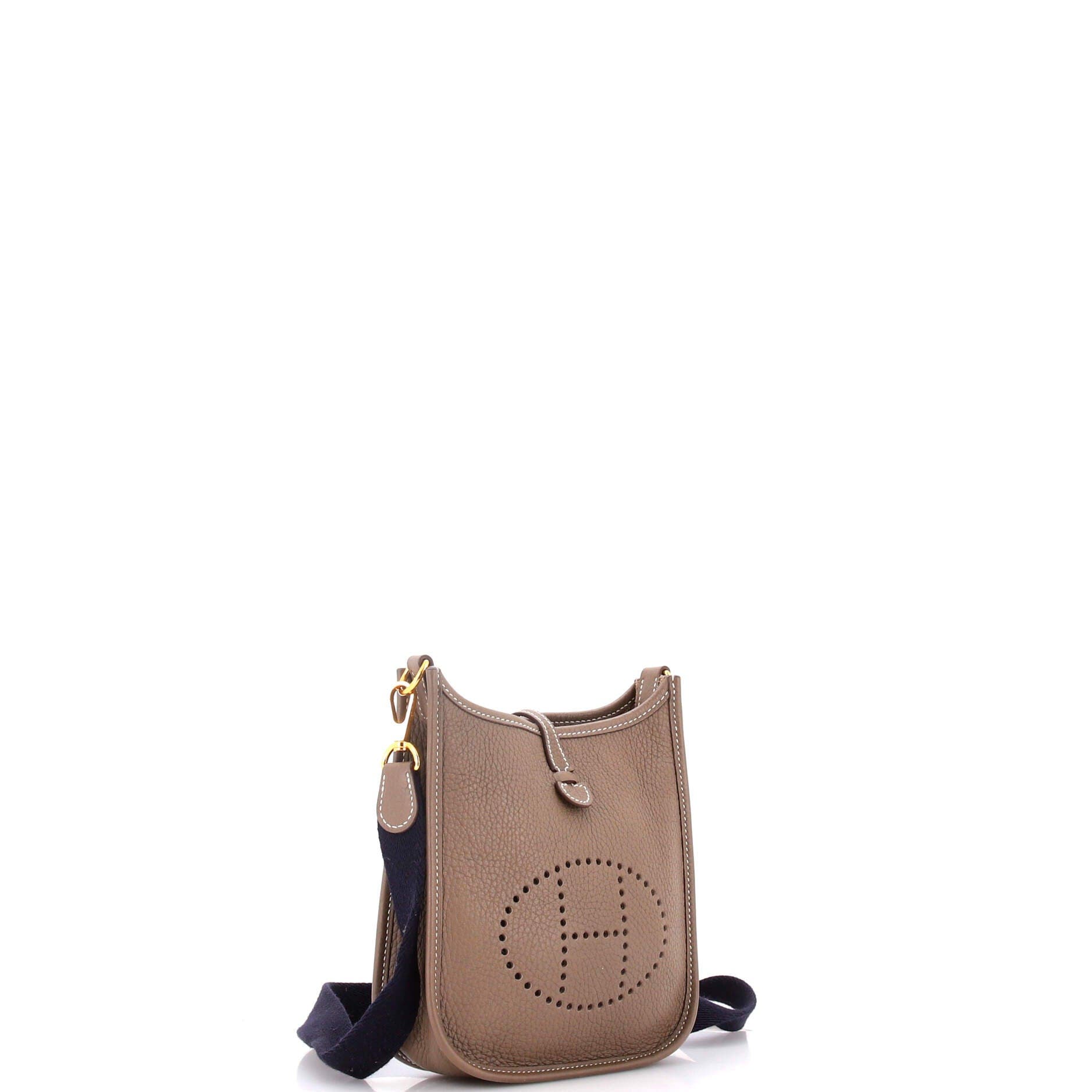 Pre-Owned Hermes Evelyne Bag Gen III Clemence TPM, Alternate, color, Etoupe