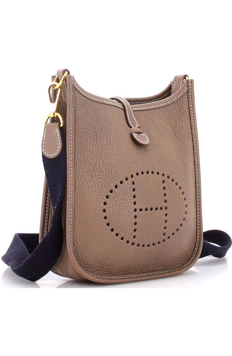 Pre-Owned Hermes Evelyne Bag Gen III Clemence TPM, Alternate, color, Etoupe